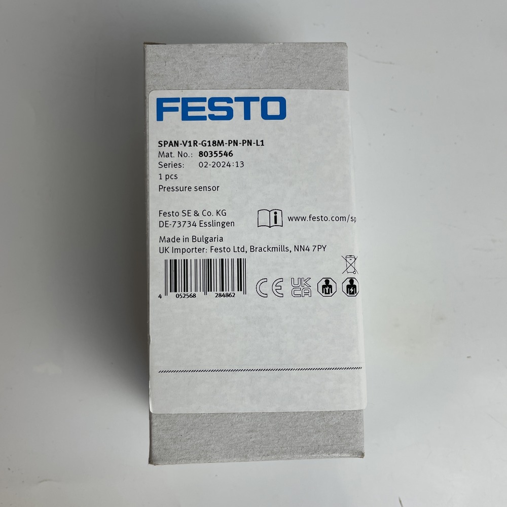 FESTO 费斯托 压力传感器 SPAN-P10R-M5F-PN-PN-L1 8035550 产品图片