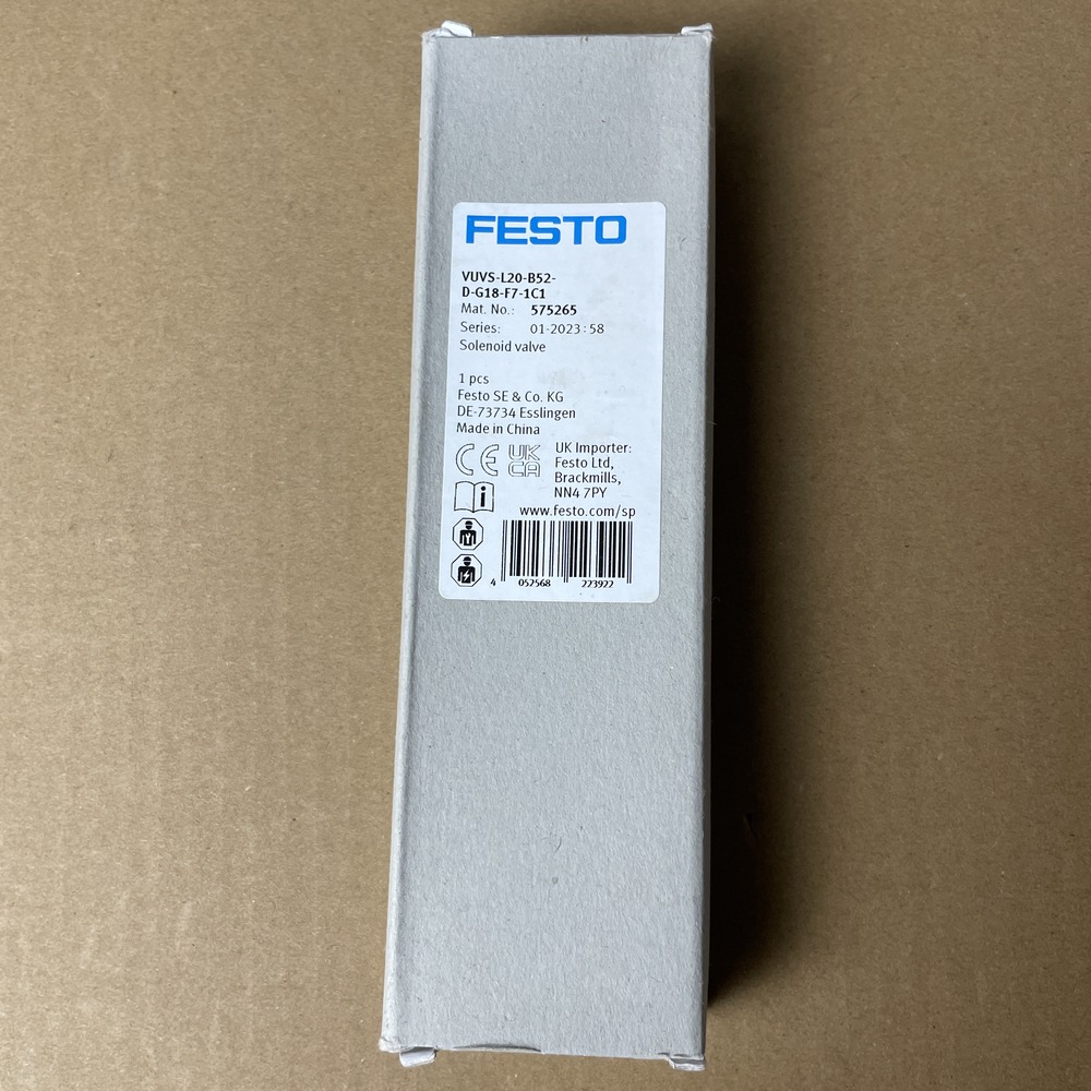 FESTO 费斯托 电磁阀 VUVS-L30-P53C-MZD-G38-F8 575617 产品图片