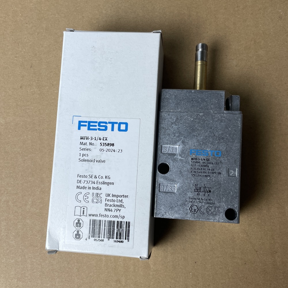 FESTO 费斯托 电磁阀 MFH-3-1/4-EX 535898 产品图片