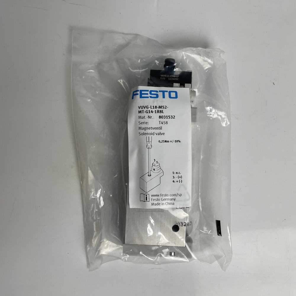 FESTO 费斯托  电磁阀 VUVG-L18-M52-MT-G14-1R8L 8031532