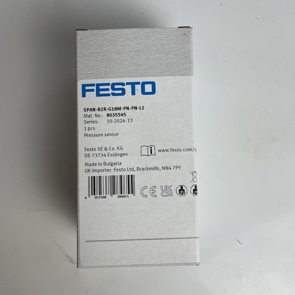FESTO 费斯托 压力传感器  SPAN-B2R-G18M-PN-PN-L1