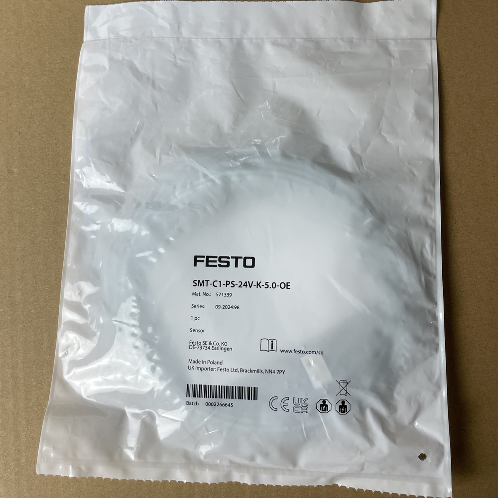 FESTO 费斯托 接近开关 SMT-C1-PS-24V-K-5,0-OE 571339 产品图片