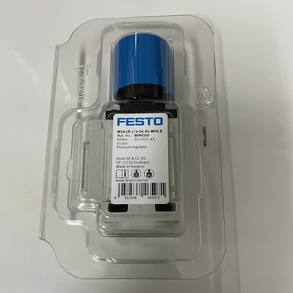FESTO 费斯托 减压阀 MS4-LR-1/4-D6-AG-MPA-B 8099359