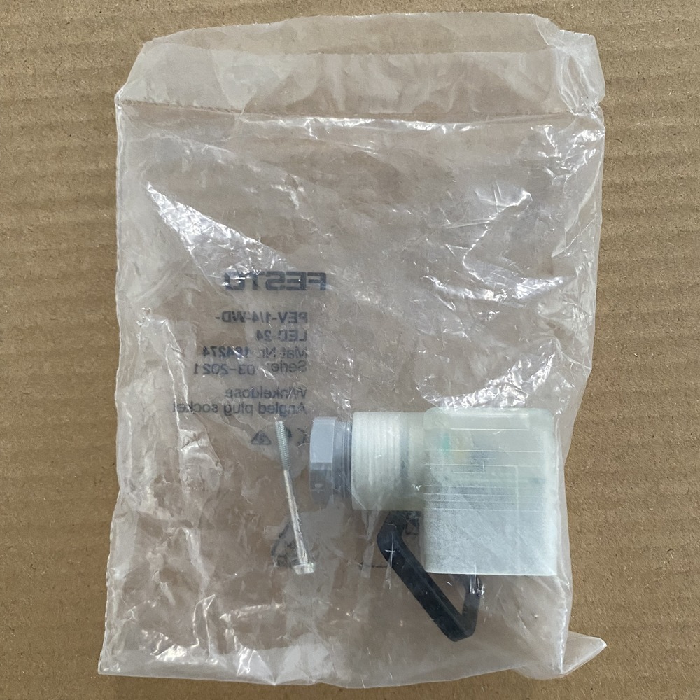 FESTO 费斯托  直角式插头插座  PEV-1/4-WD-LED-24  164274 产品图片