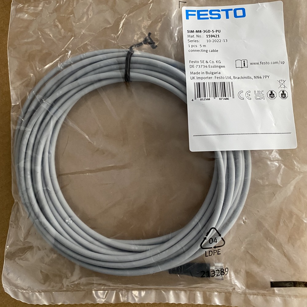 FESTO 费斯托  连接电缆  SIM-M8-3GD-5-PU  159421