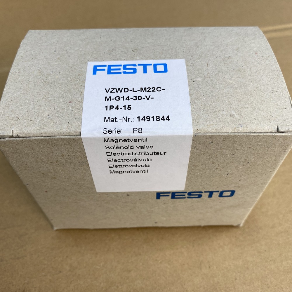 FESTO 费斯托  电磁阀  VZWD-L-M22C-M-G14-30-V-1P4-15  1491844