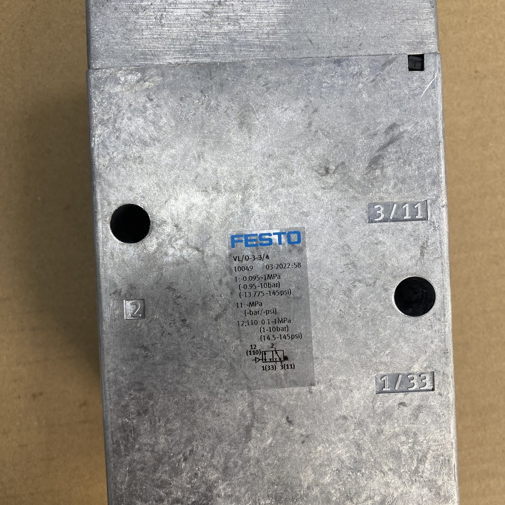 FESTO 费斯托 气控阀 VL/O-3-3/4 10049 产品图片