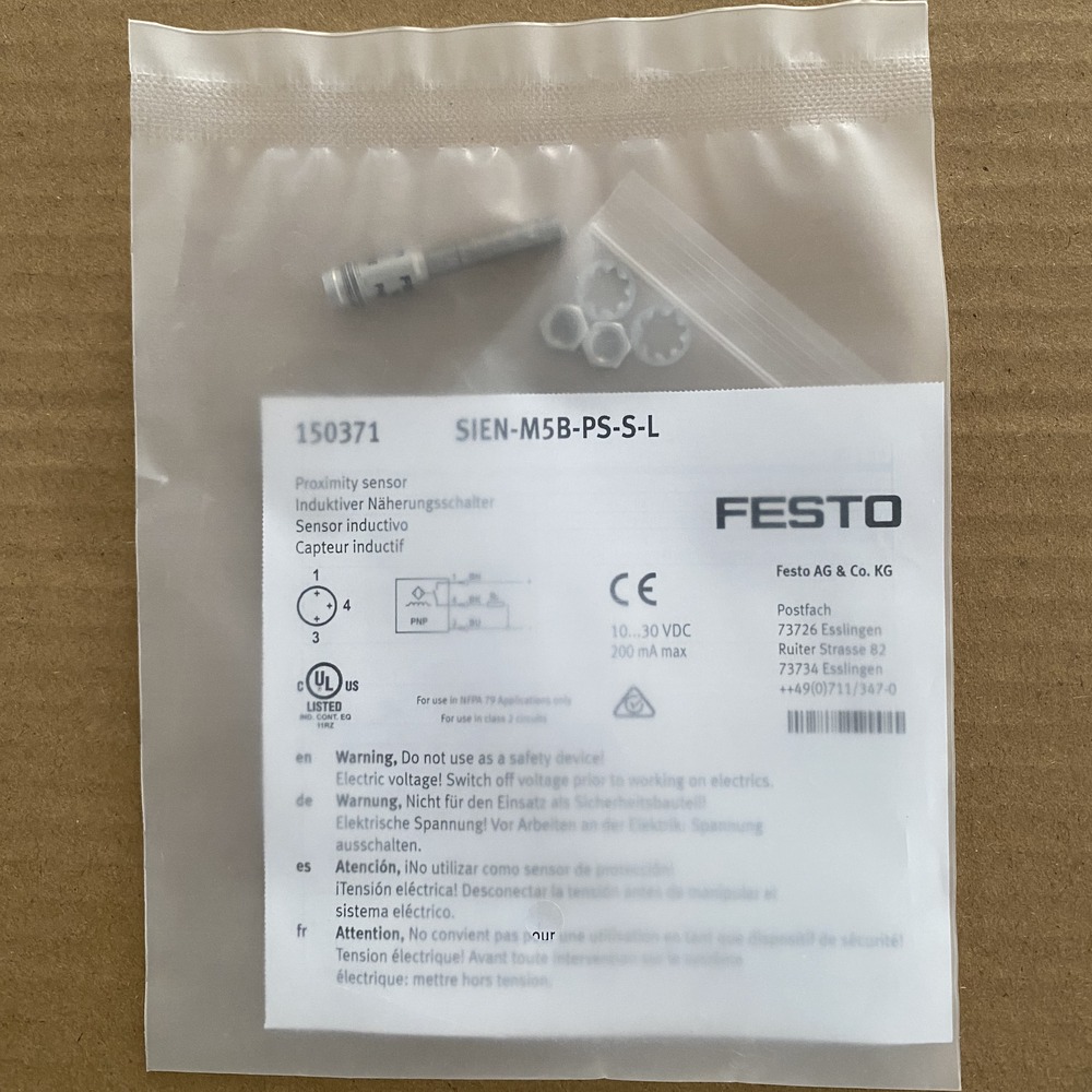 FESTO 费斯托 接近开关 SIEN-M5B-PS-S-L 150371 产品图片