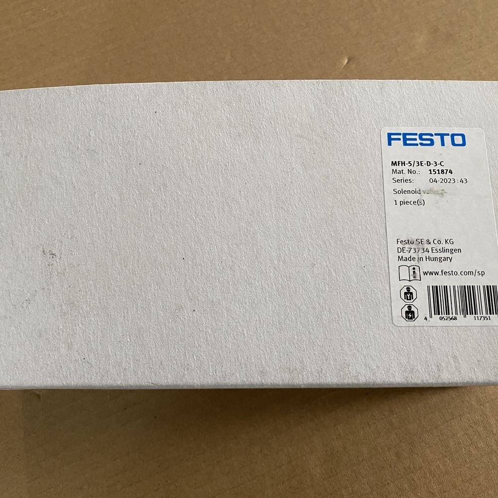 FESTO 费斯托 电磁阀 MFH-5/3E-D-3-C 151874 产品图片