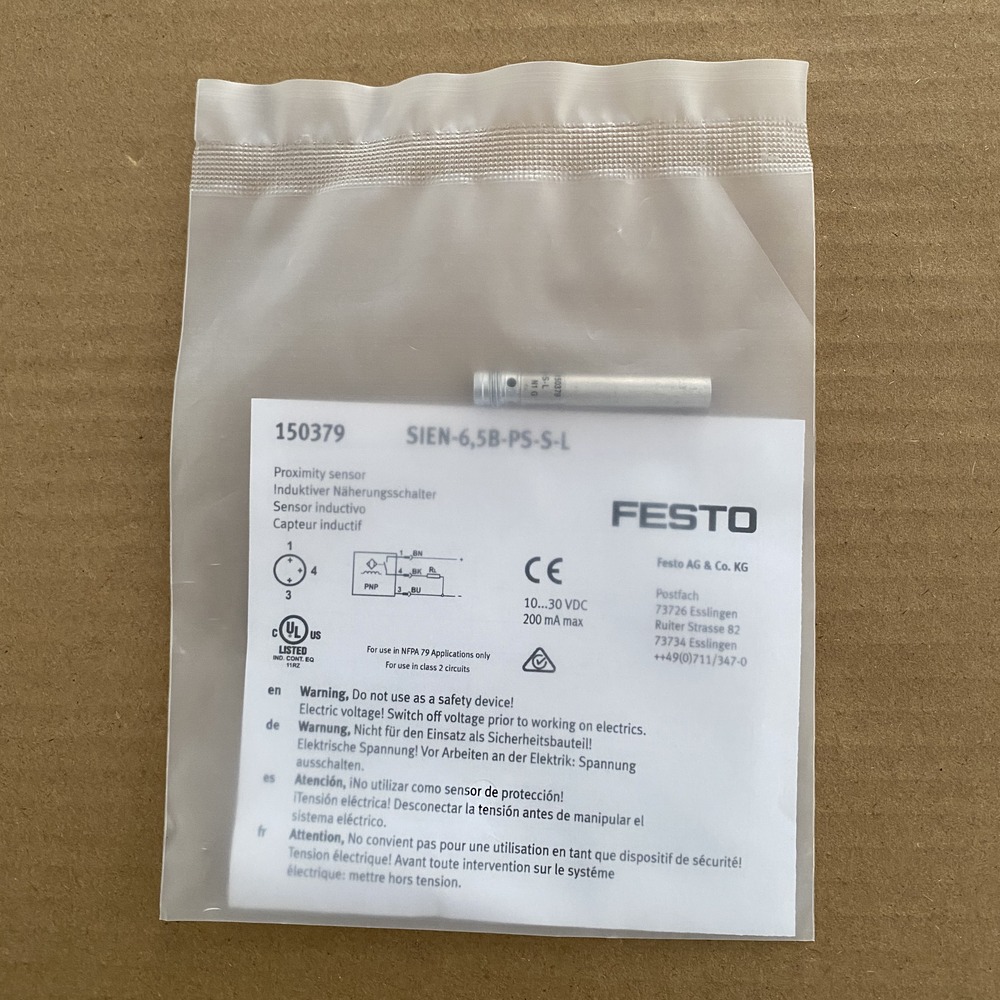 FESTO 费斯托  接近开关  SIEN-6,5B-PS-S-L  150379