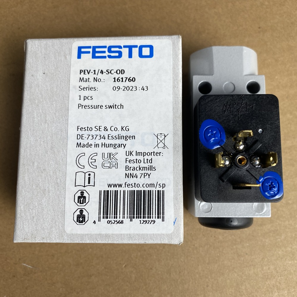 FESTO 费斯托 压力开关 PEV-1/4-SC-OD 161760 产品图片