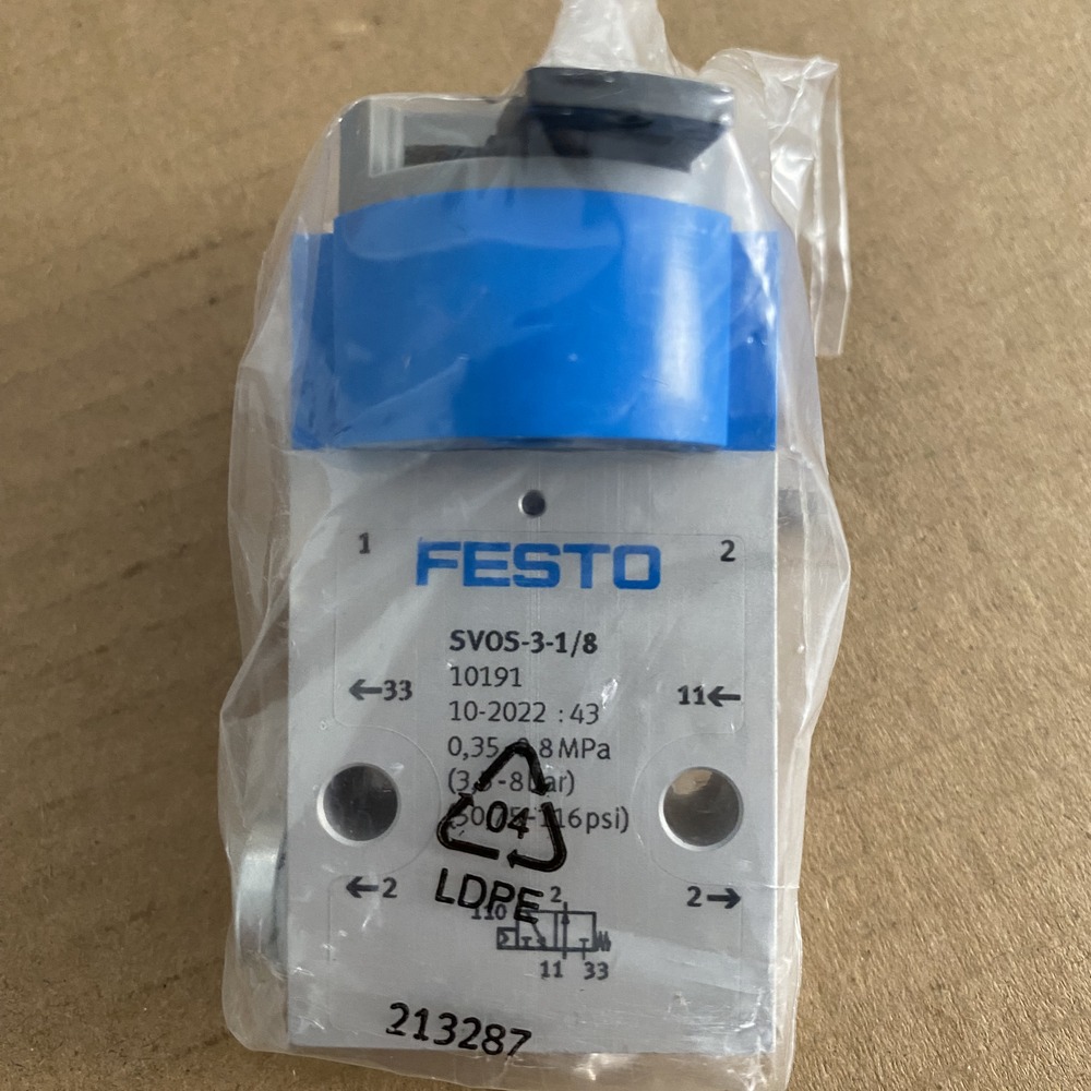 FESTO 费斯托 前面板安装式阀 SVOS-3-1/8 10191 产品图片