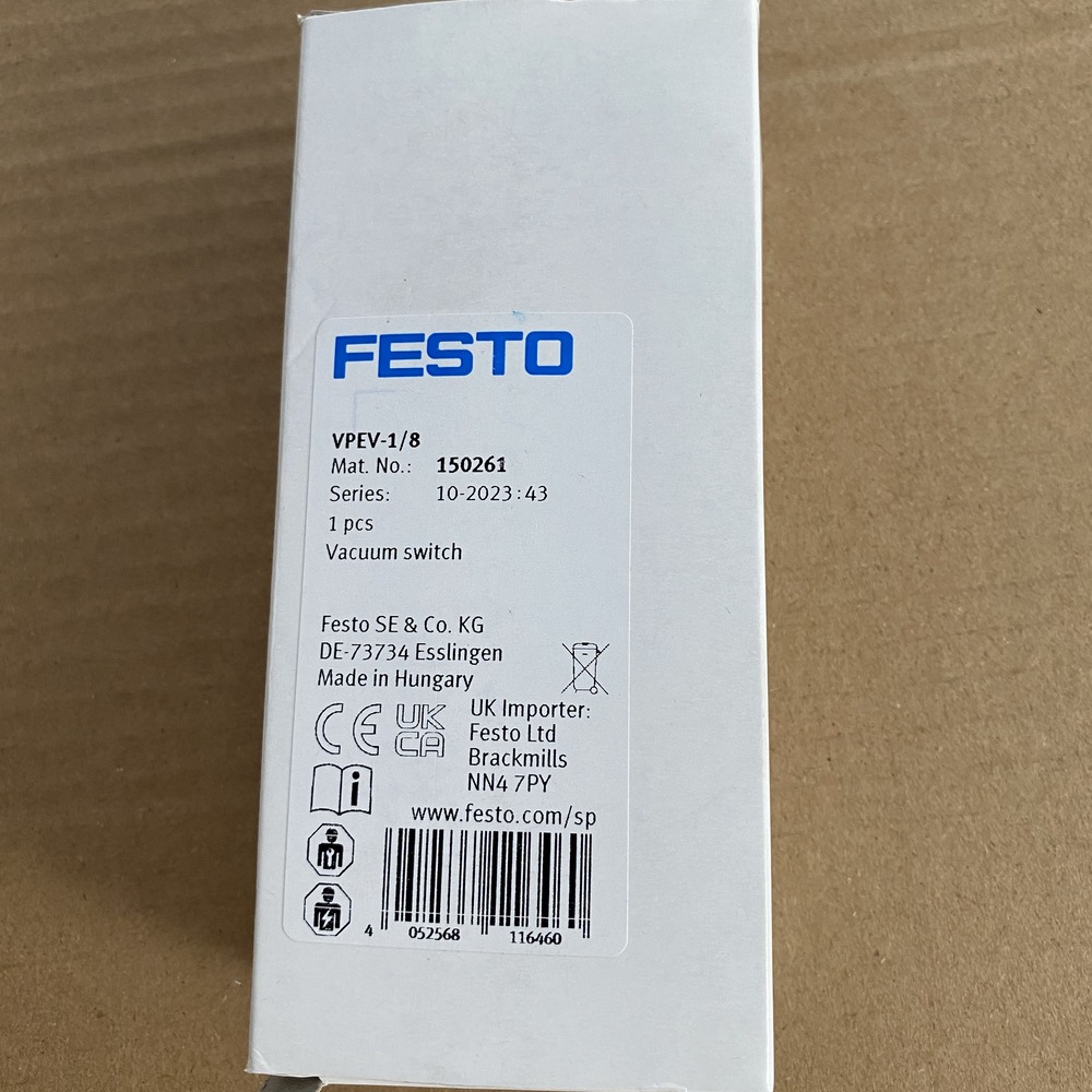 FESTO 费斯托 真空开关 VPEV-1/8 150261 产品图片