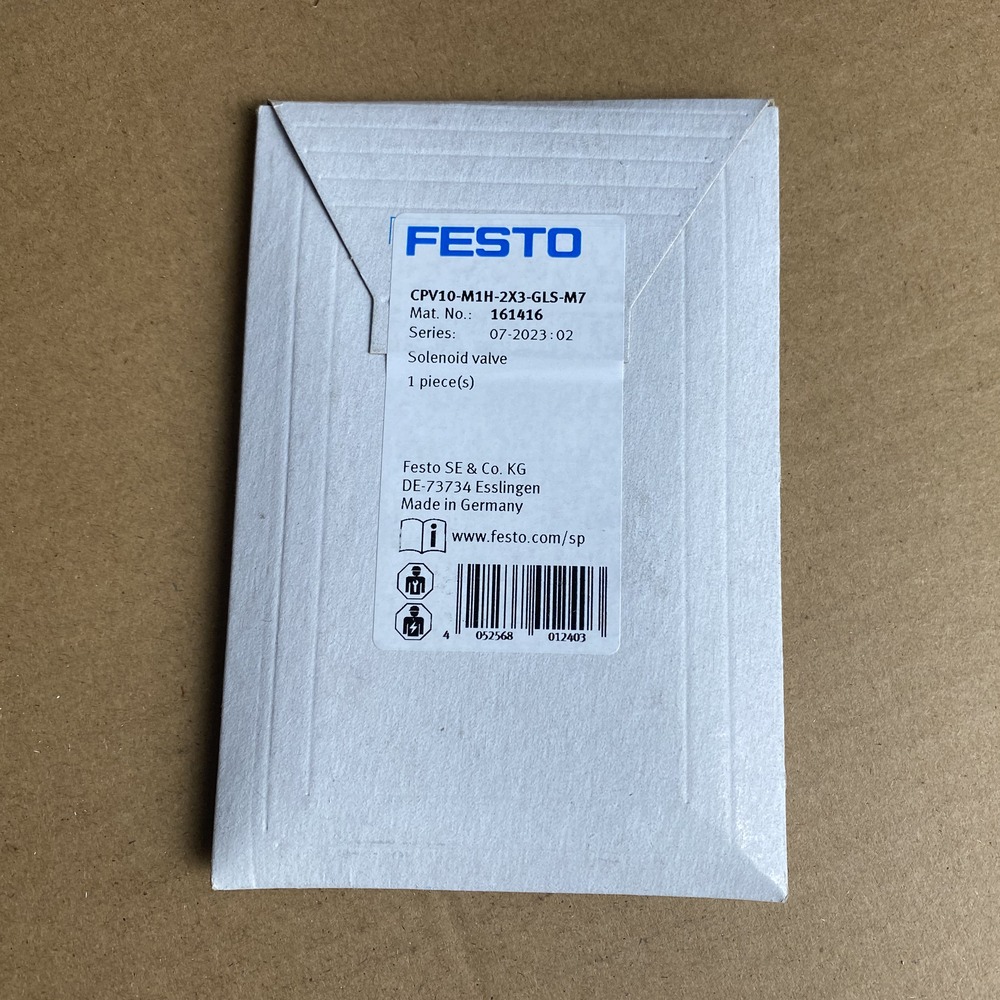 FESTO 费斯托  电磁阀  CPV10-M1H-2X3-GLS-M7  161416