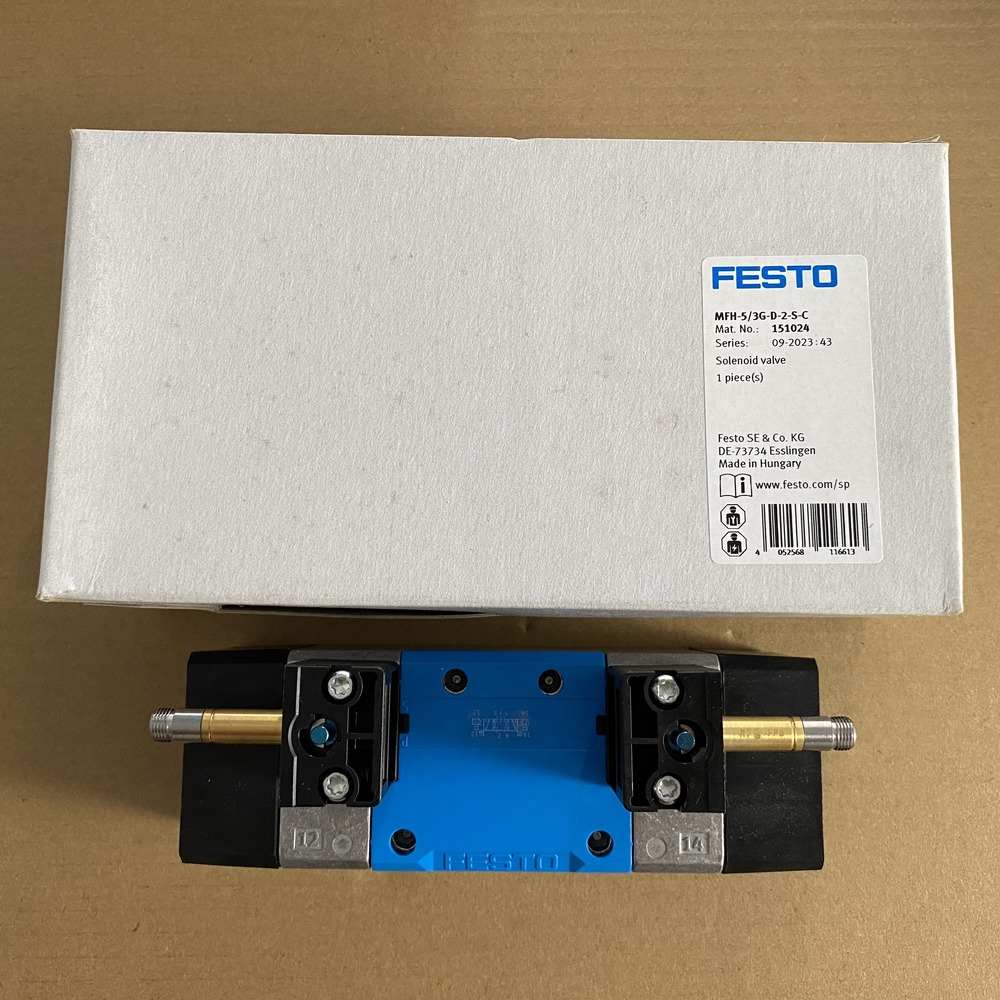 FESTO 费斯托  电磁阀  MFH-5/3G-D-2-S-C  151024