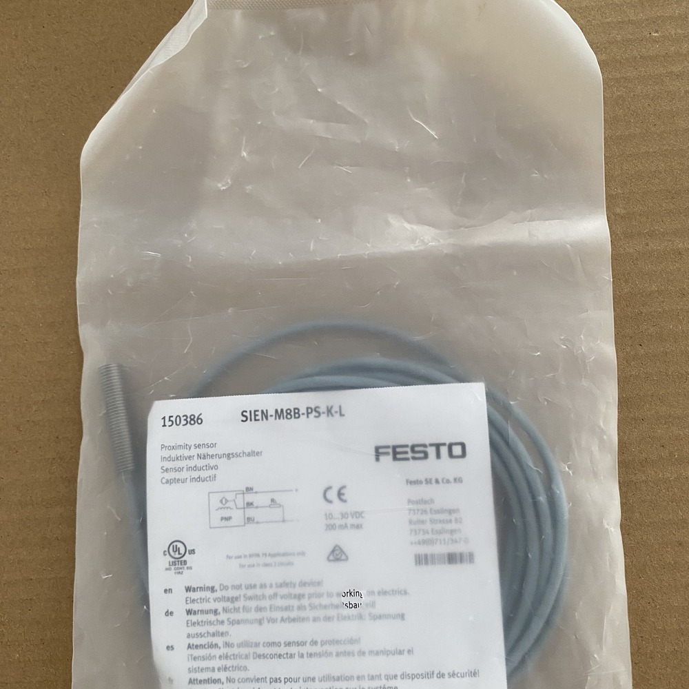 FESTO 费斯托 接近开关 SIEN-M8B-PS-K-L 150386 产品图片