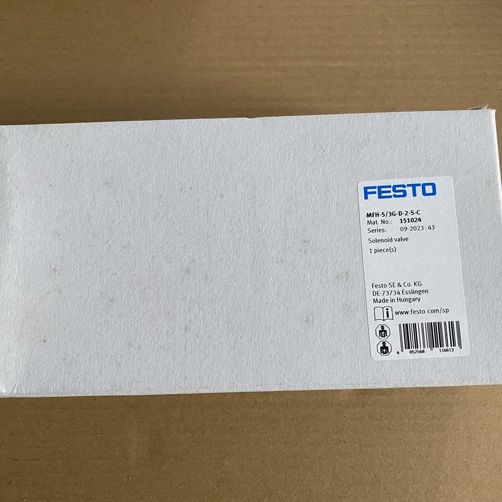 FESTO 费斯托 电磁阀 MFH-5/3G-D-2-S-C 151024 产品图片